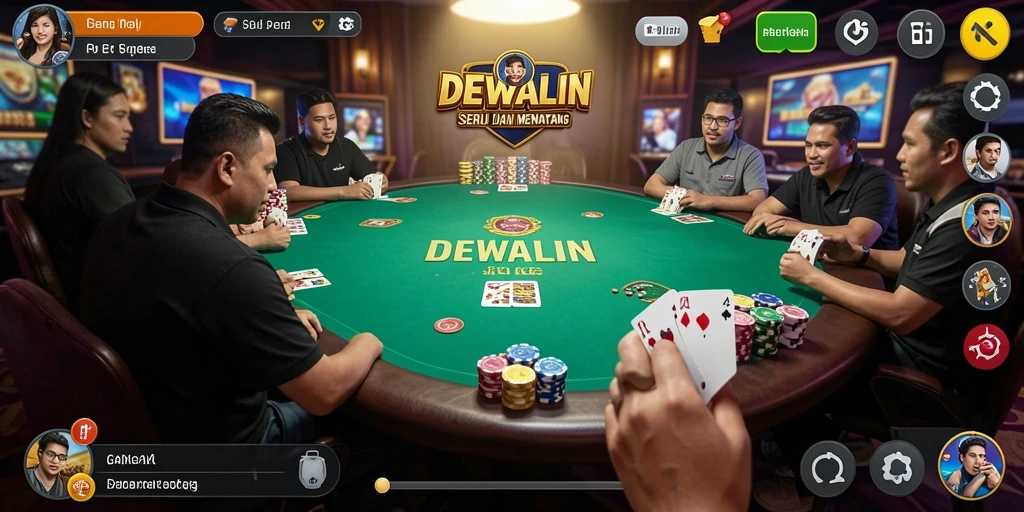 Screenshot gameplay DEWALIN yang intens dan menarik.