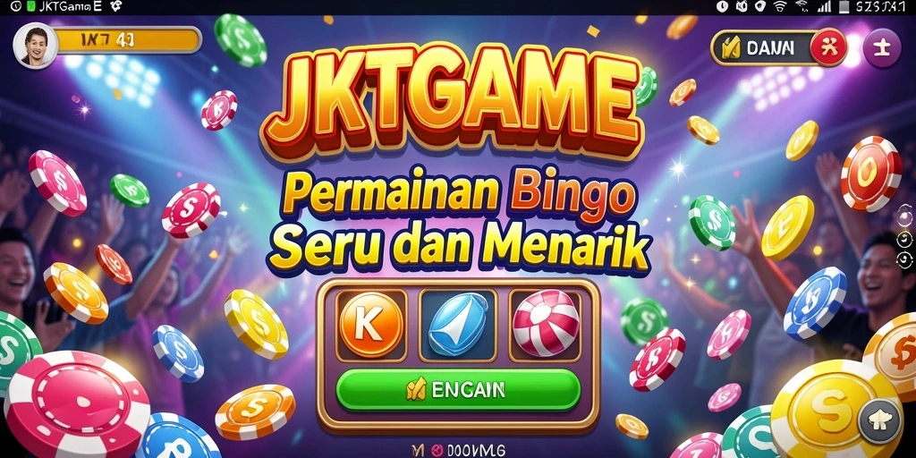 Tampilan gameplay Bingo JKTGAME yang seru dan interaktif.