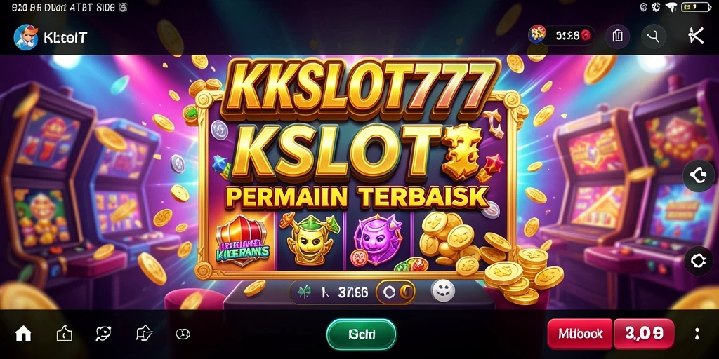 Tampilan gameplay KKSLOT777 yang menarik dan penuh warna.