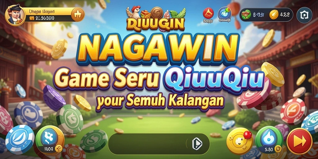 Tampilan gameplay seru dan menarik di NAGAWIN QiuQiu.