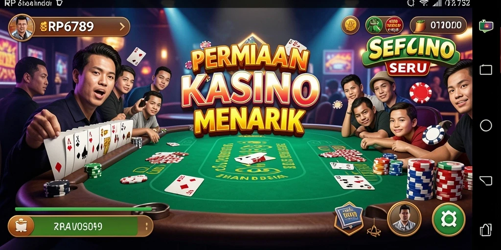Tampilan menarik dari gameplay Kasino di RP6789.