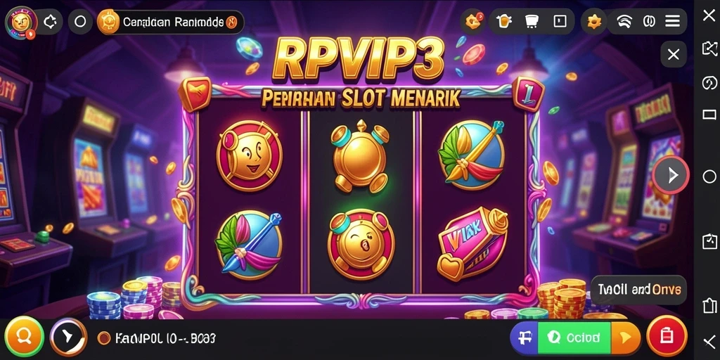 Screenshot gameplay RPVIP3 yang menampilkan fitur Slot yang menarik.