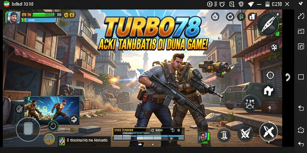 Gambaran gameplay mendebarkan dalam TURBO78 dengan visual menakjubkan.