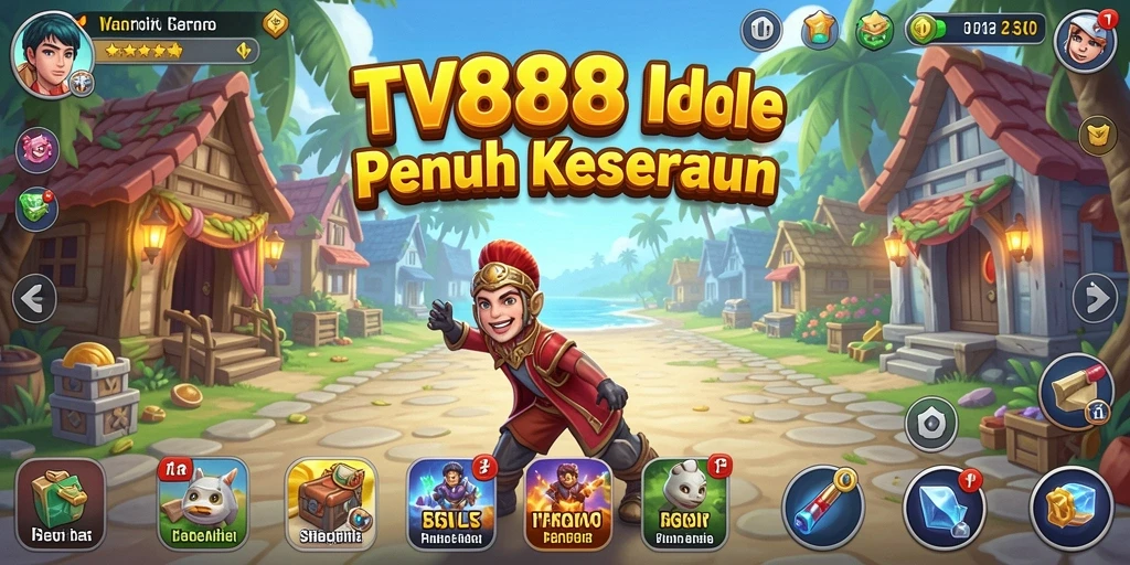 Tangkapan layar gameplay TV888 dengan elemen Idle yang menarik.