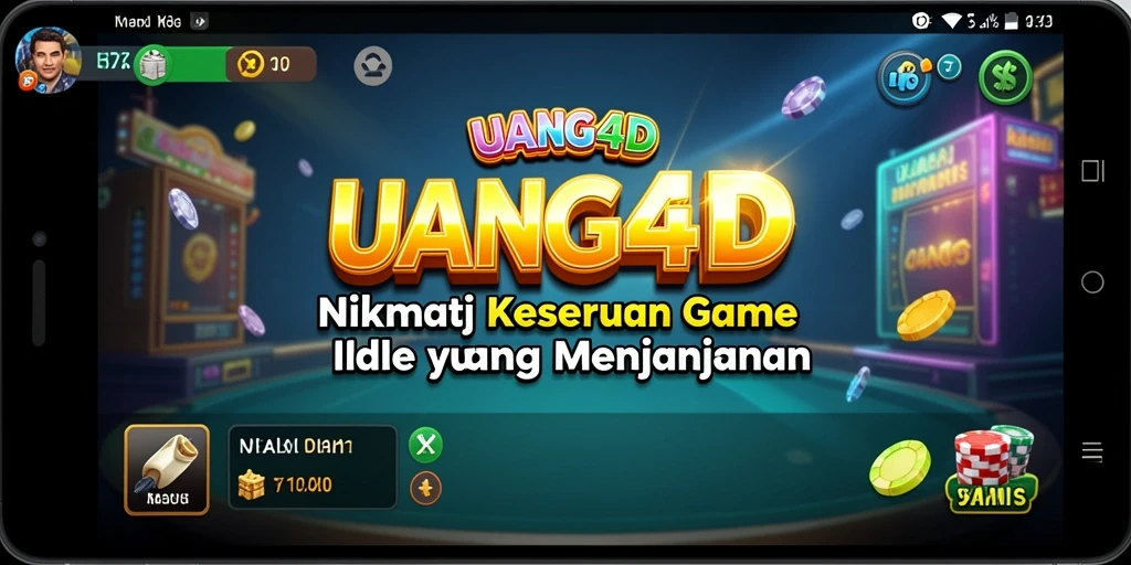Tangkapan layar gameplay UANG4D yang menampilkan proses pengumpulan uang.